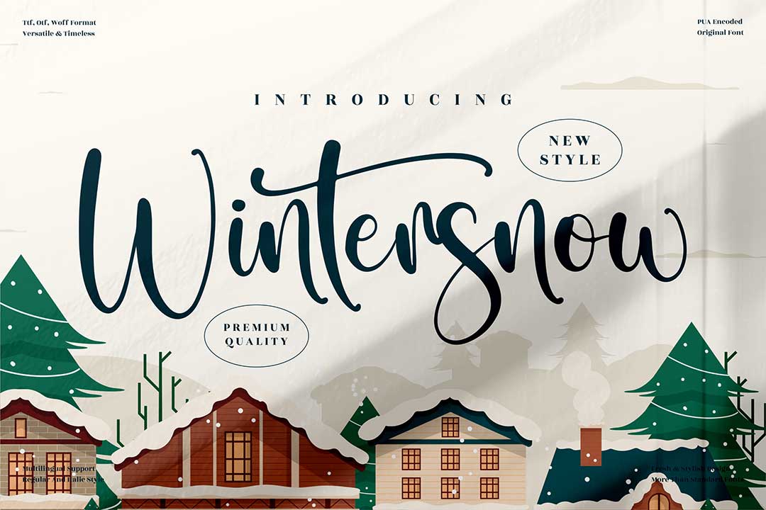 Wintersnow Font Download