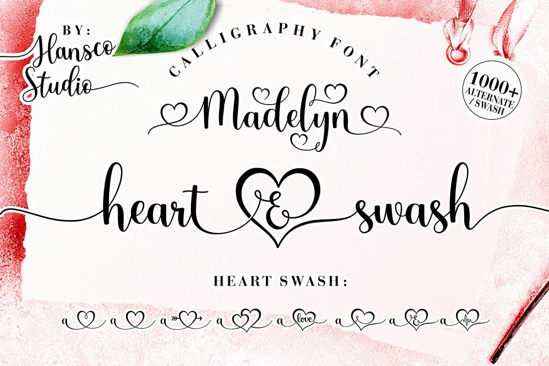 Madelyn Heart Font Download