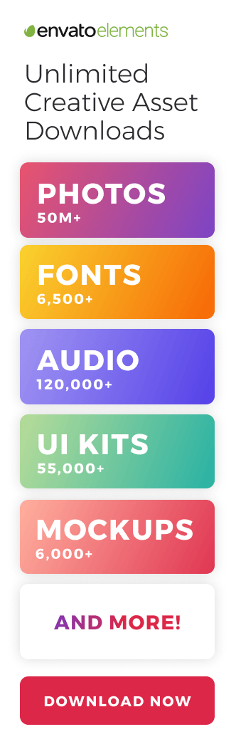 Unlimited Digital Assets. Envato Elements