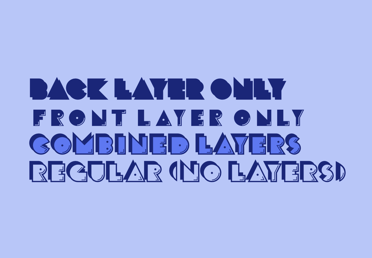 Crack Man font