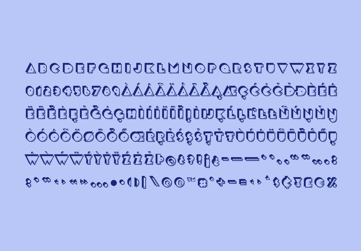Crack Man font