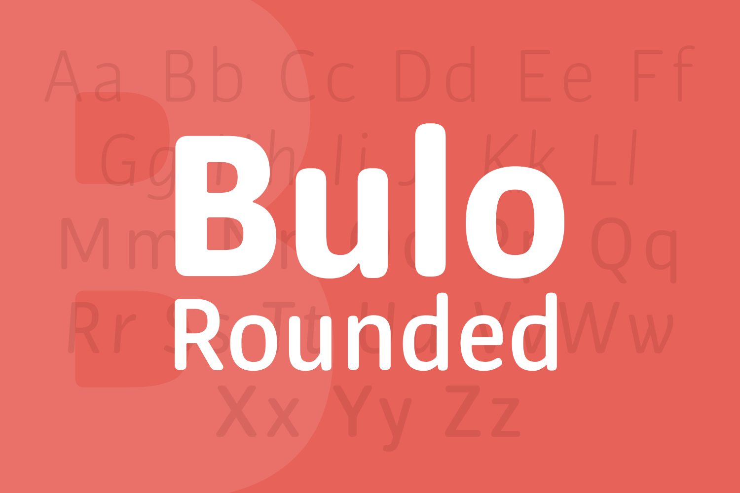 Bulo Rounded Font Family Demo