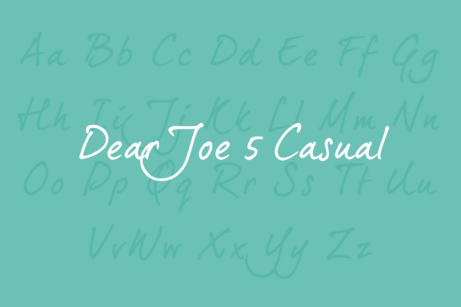 DearJoe 5 Casual Font Family