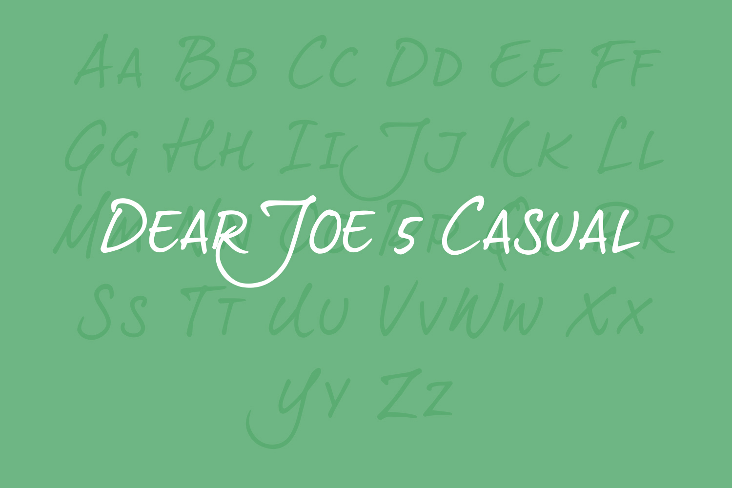 DearJoe 5 Casual Font Family
