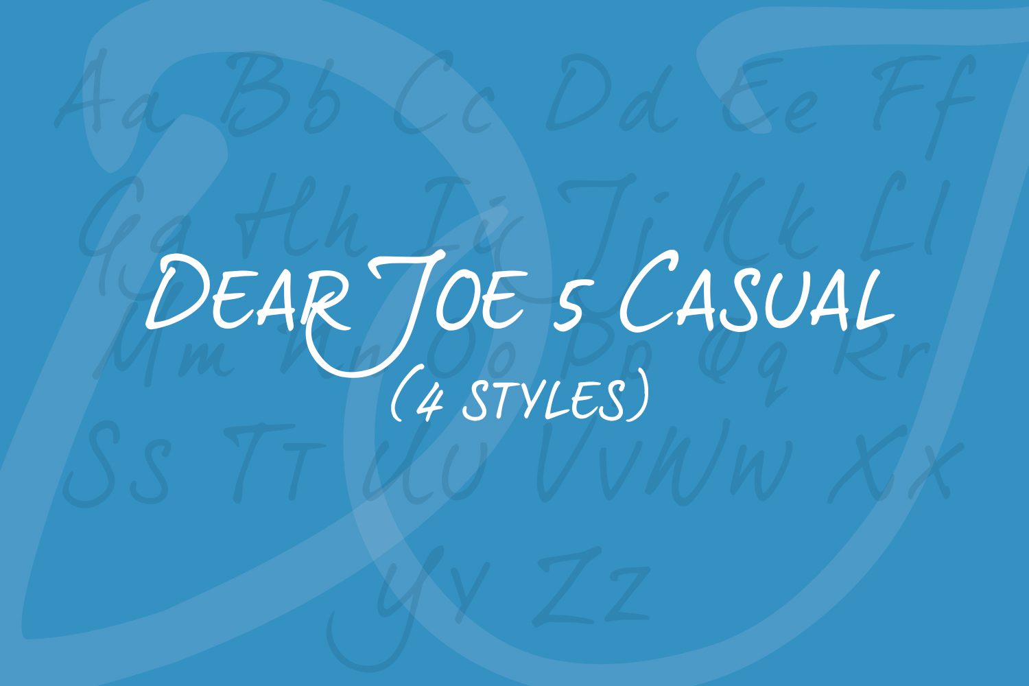 DearJoe 5 Casual Font Family