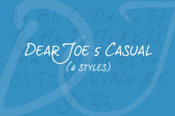 DearJoe 5 Casual Font Family