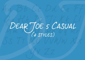 DearJoe 5 Casual Font Family