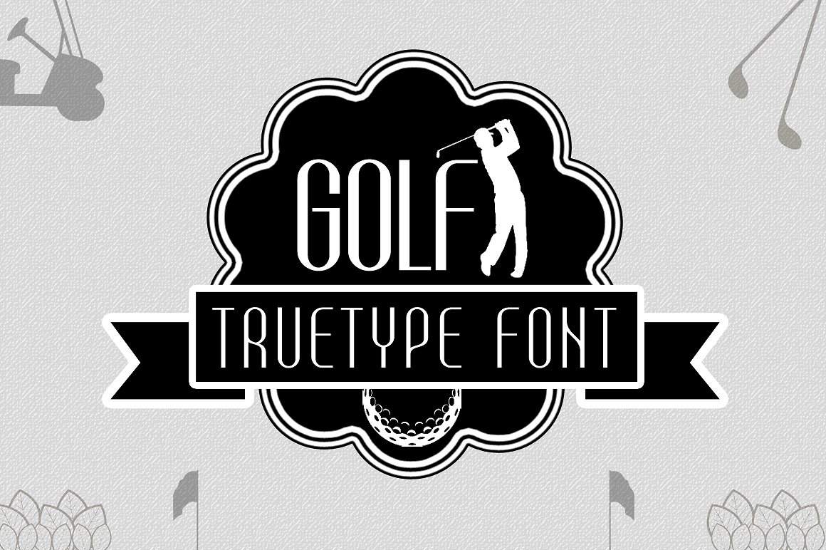 Golf TrueType Font