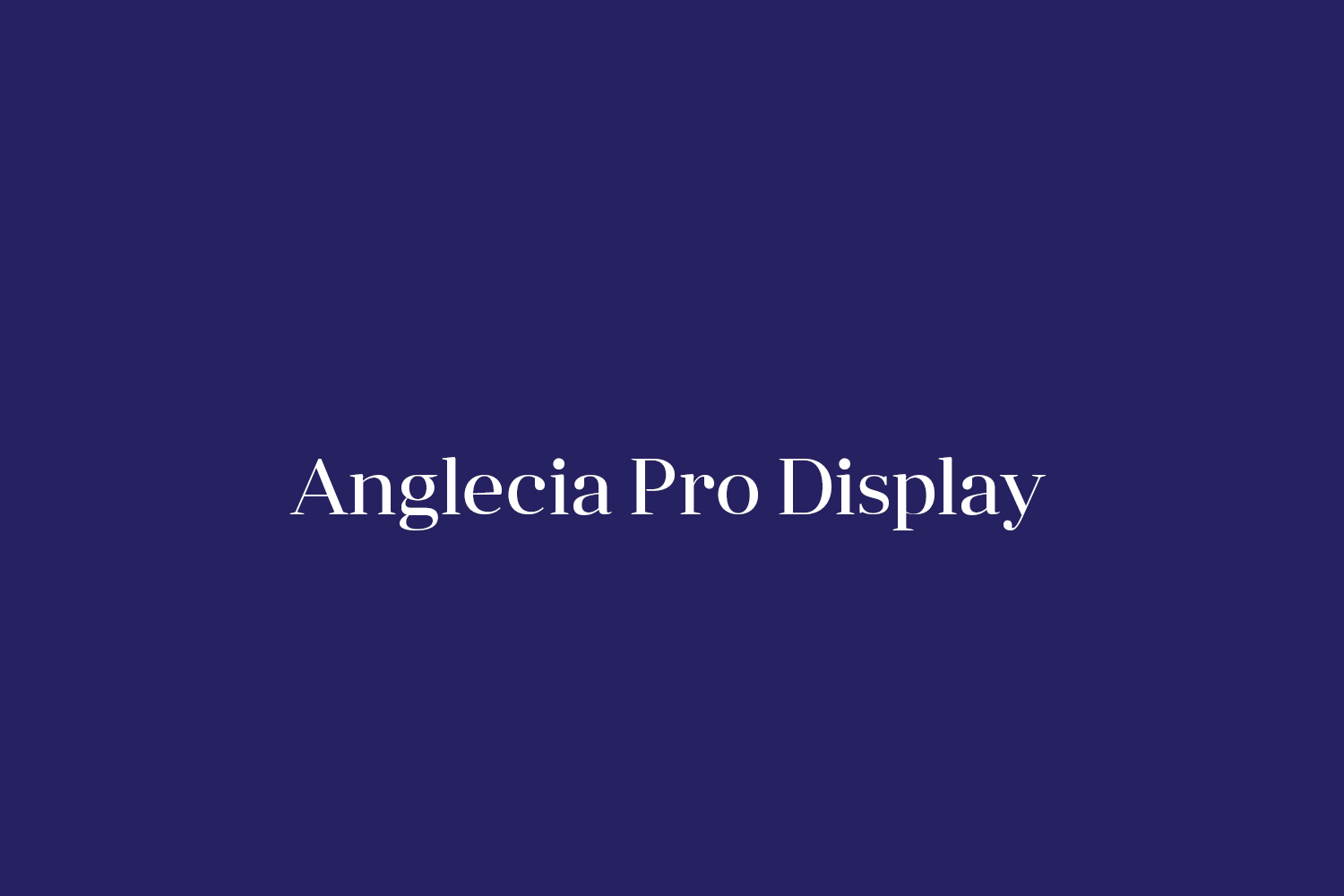 Anglecia Pro Display