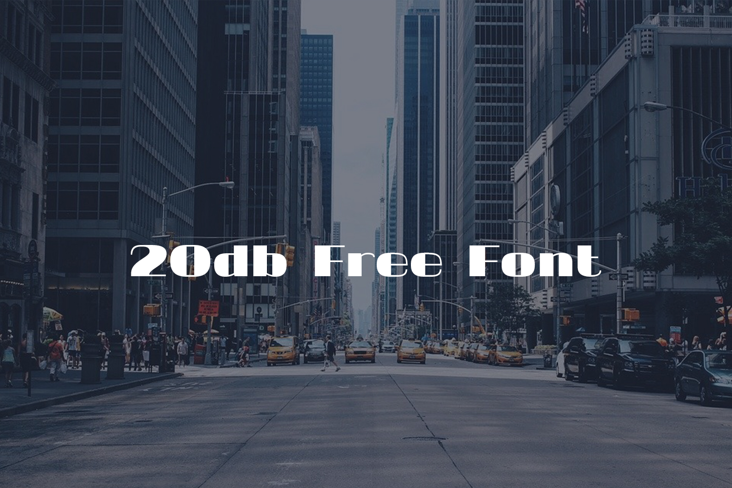 20db Free Font