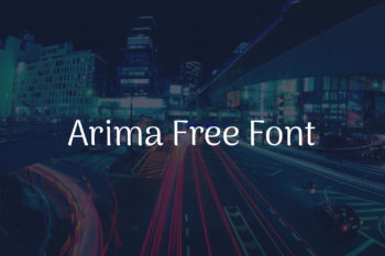 Arima Free Font Family