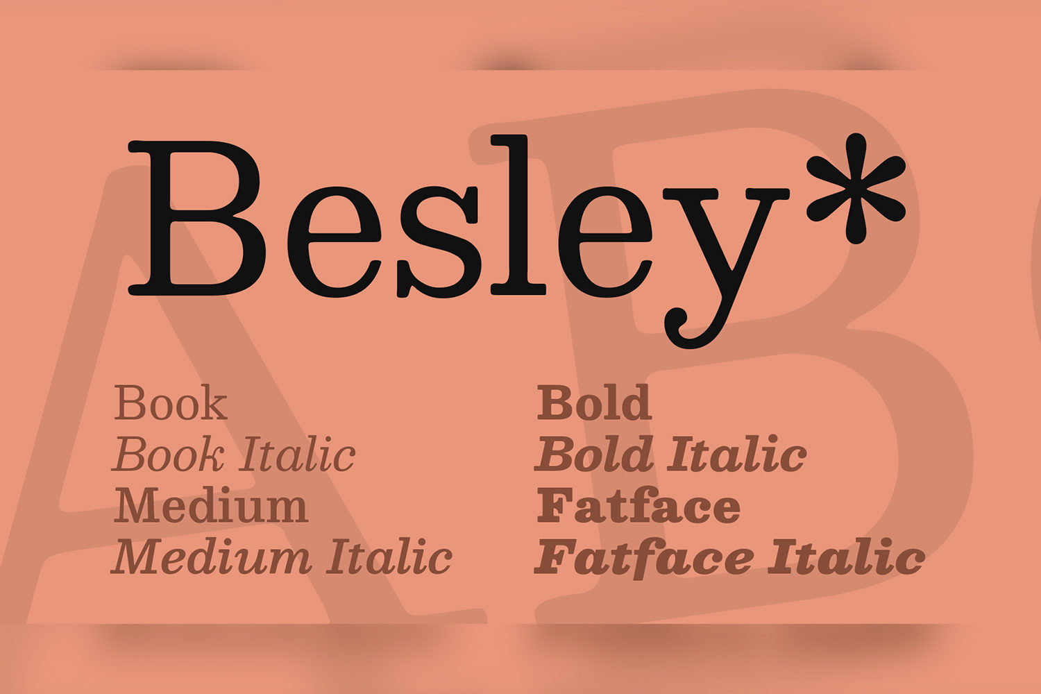 Besley Free Font Family