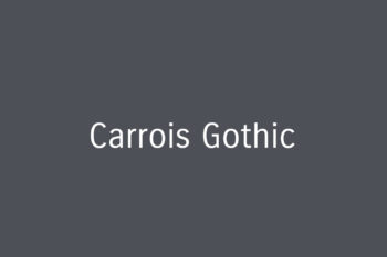 Carrois Gothic