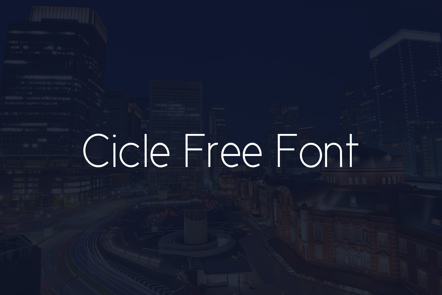 Cicle Free Font Family