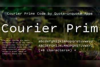 Courier Prime Code