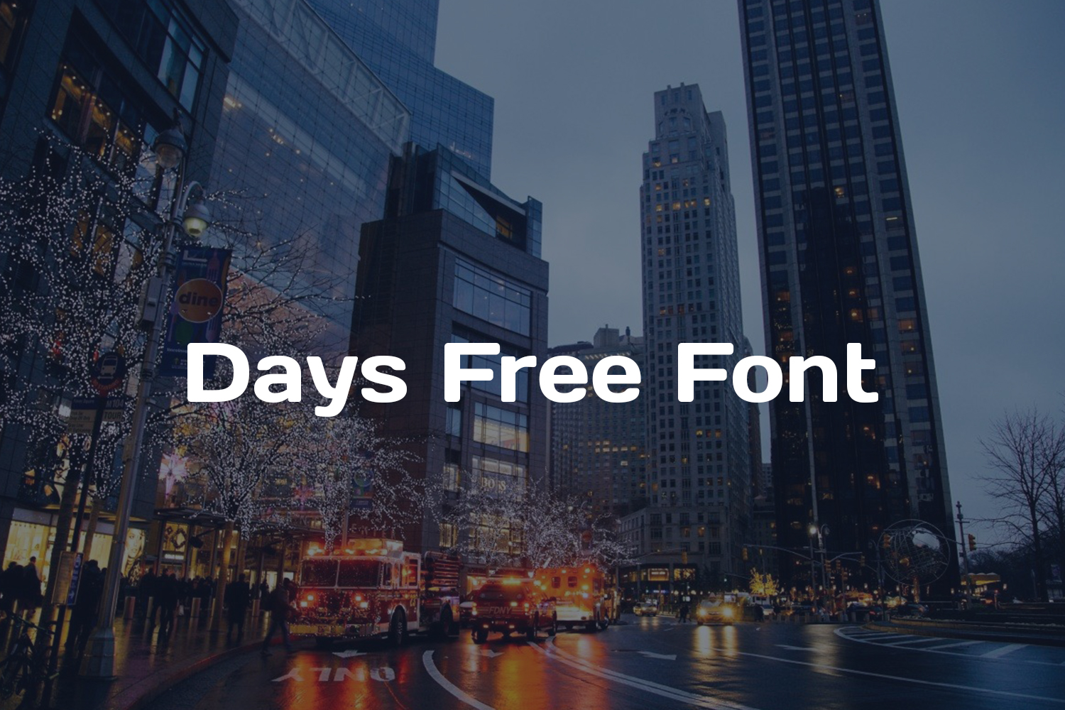 Days Free Font