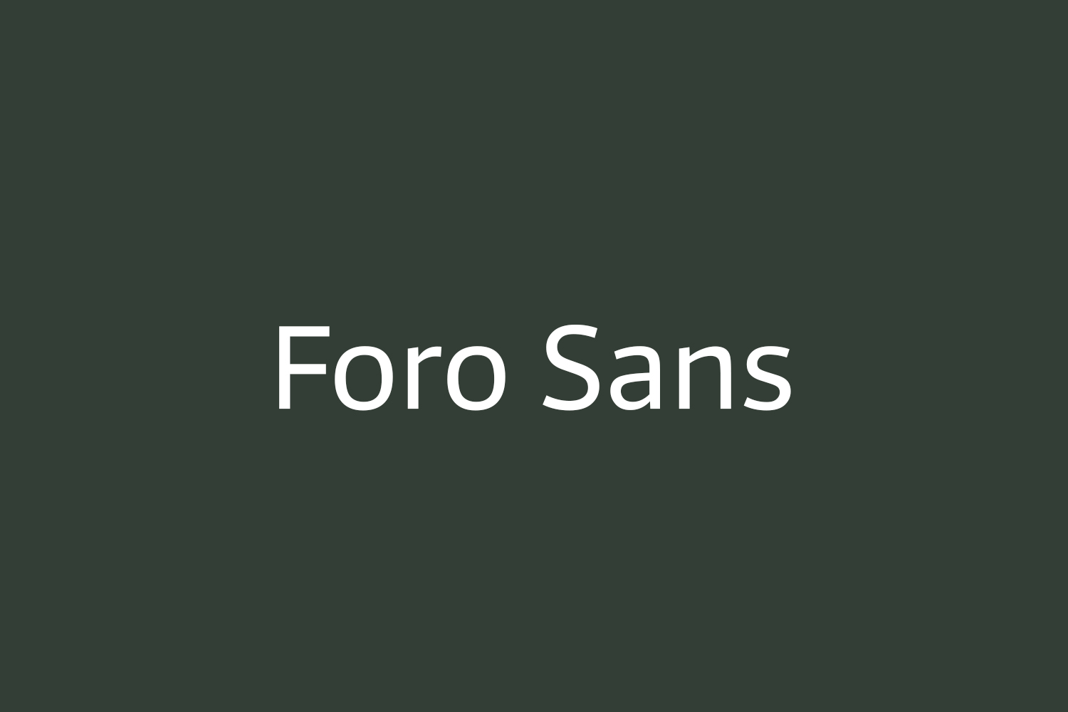 Foro Sans