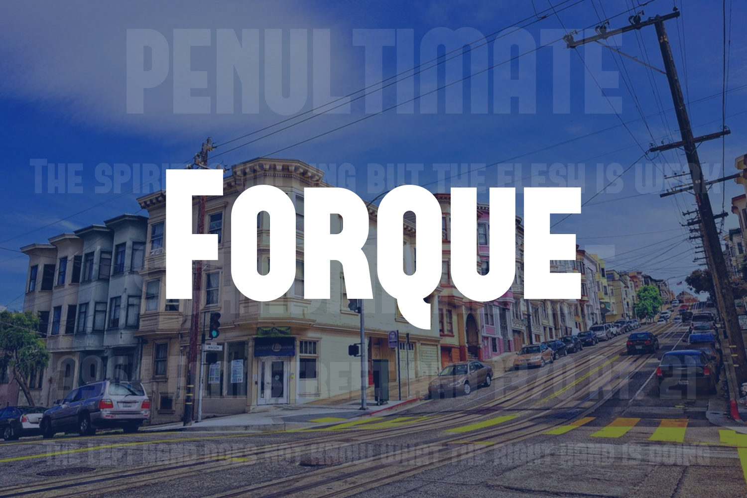 Forque Free Font