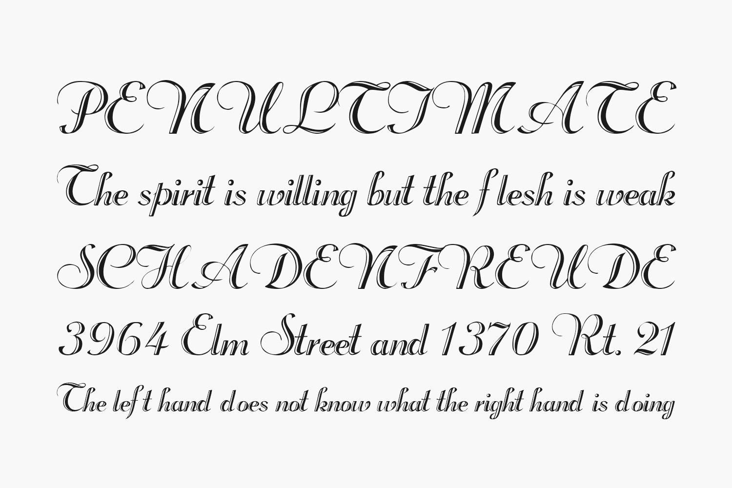 Rechtman Free Font