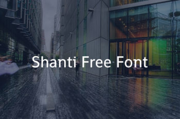 Shanti Free Font