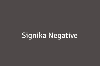 Signika Negative