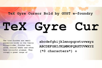 TeX Gyre Cursor