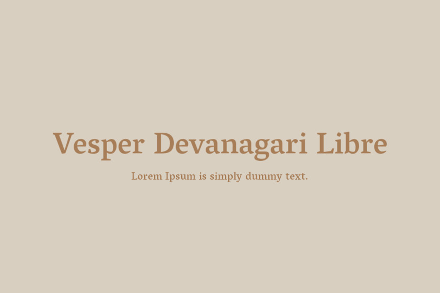 Vesper Libre Free Font Family