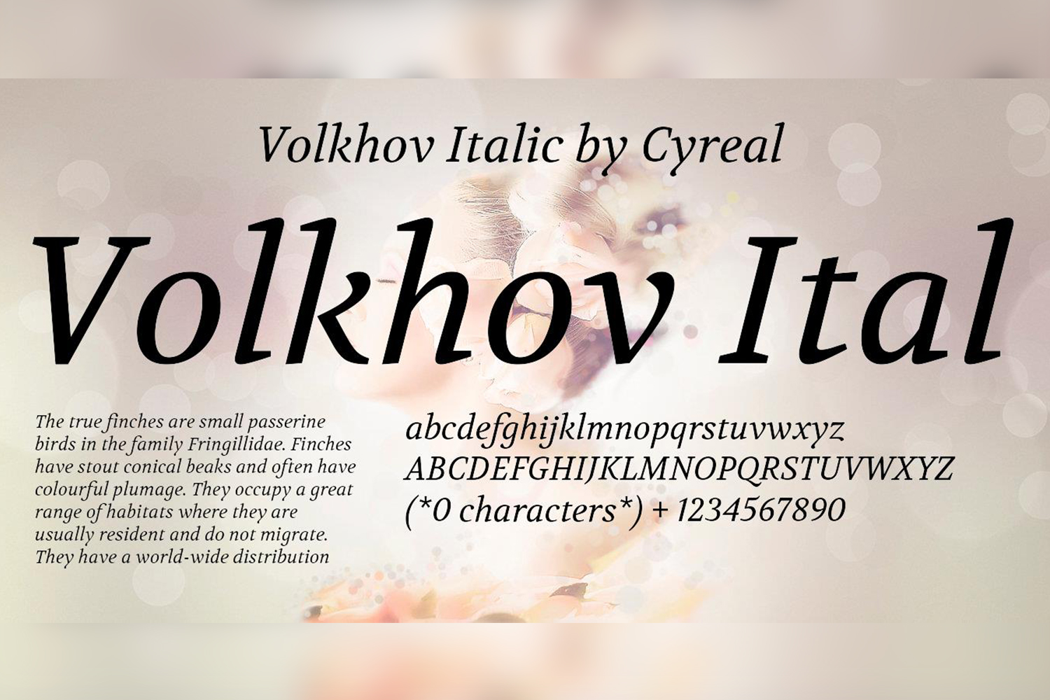Volkhov Free Font Family