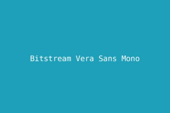 Bitstream Vera Sans Mono