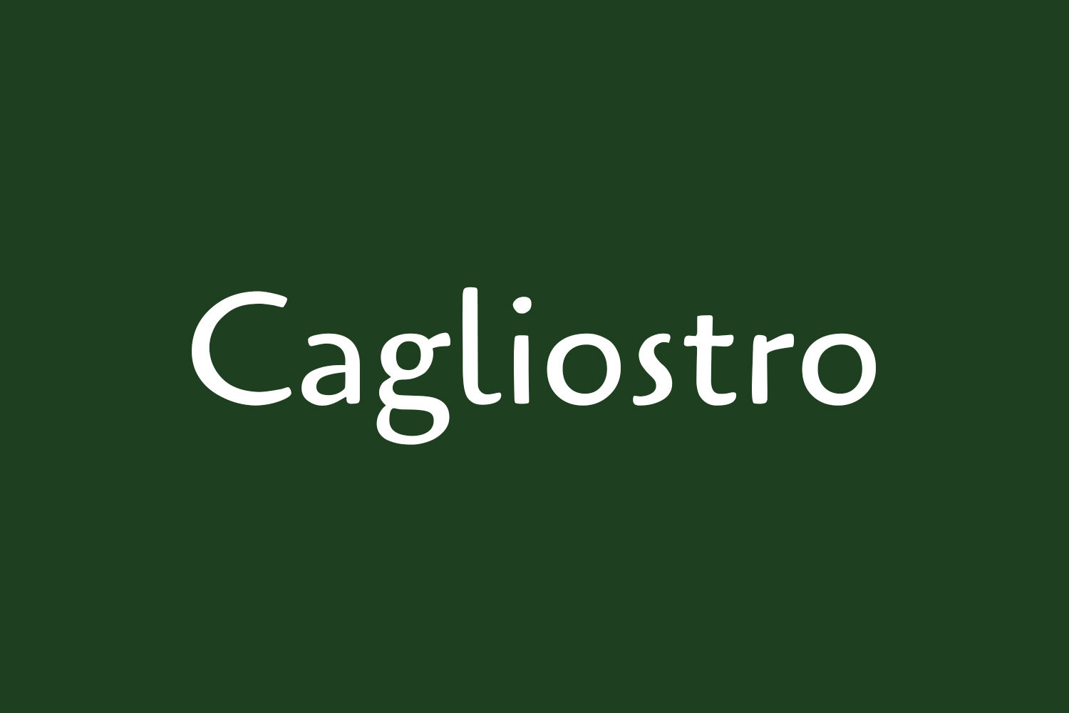 Cagliostro