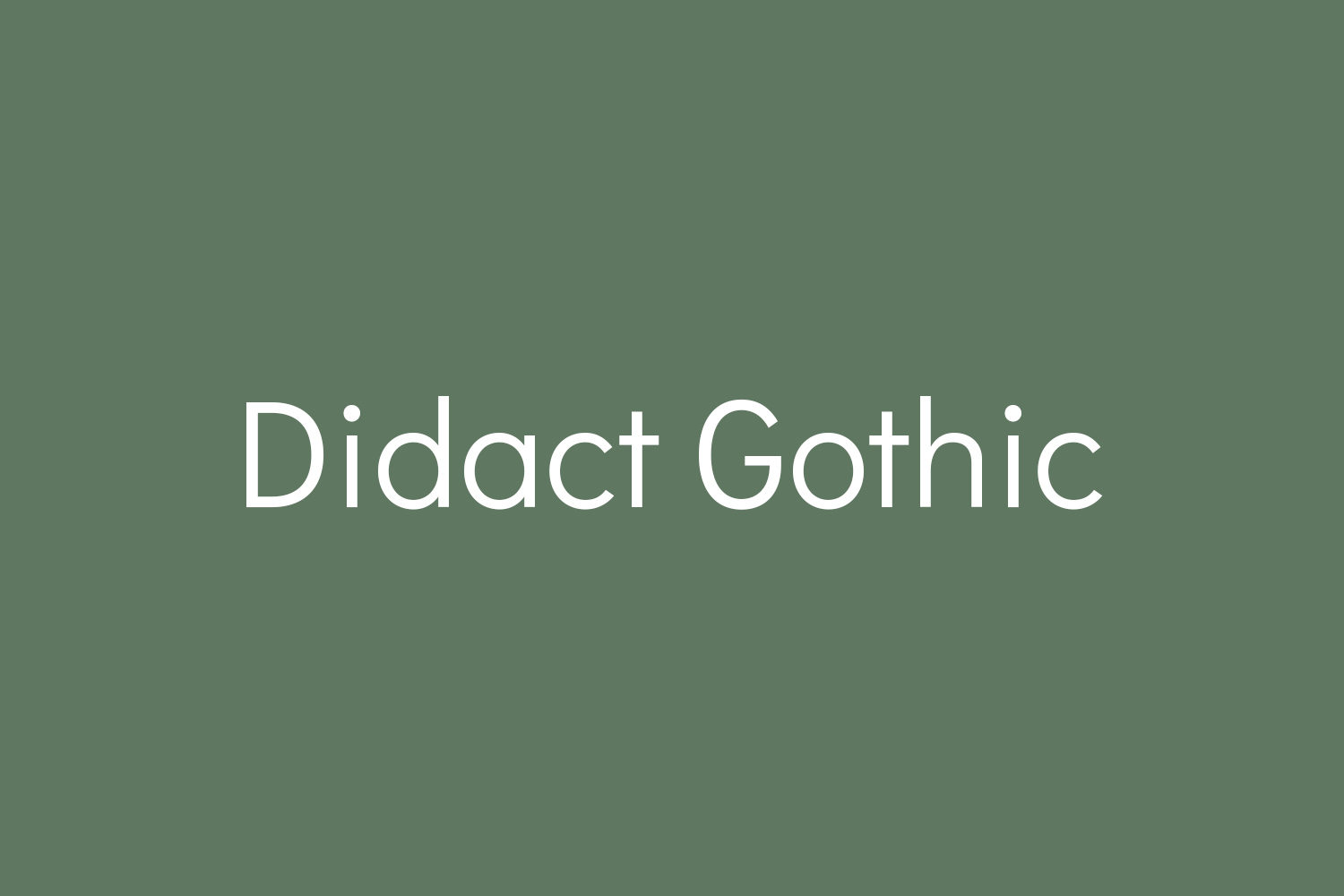 Didact Gothic