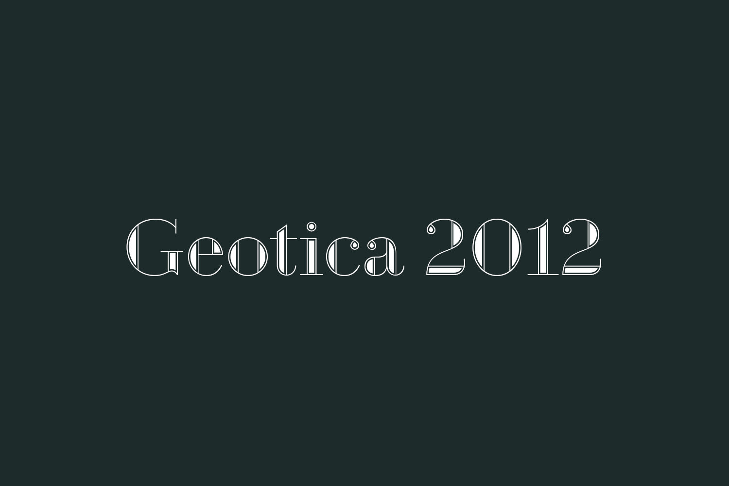 Geotica 2012
