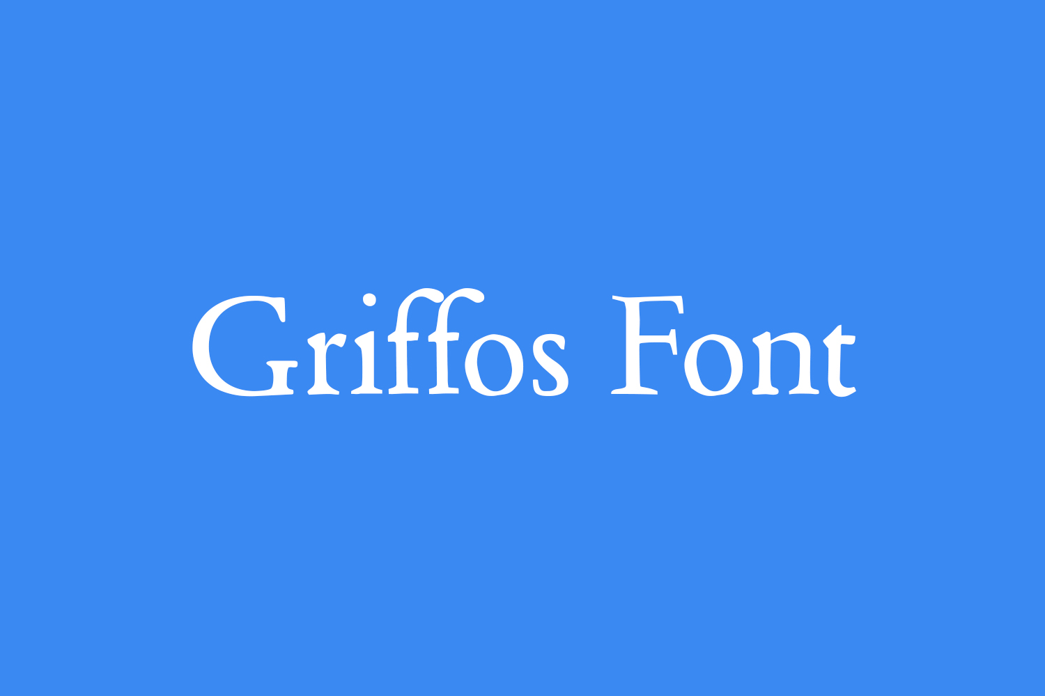 Griffos Font