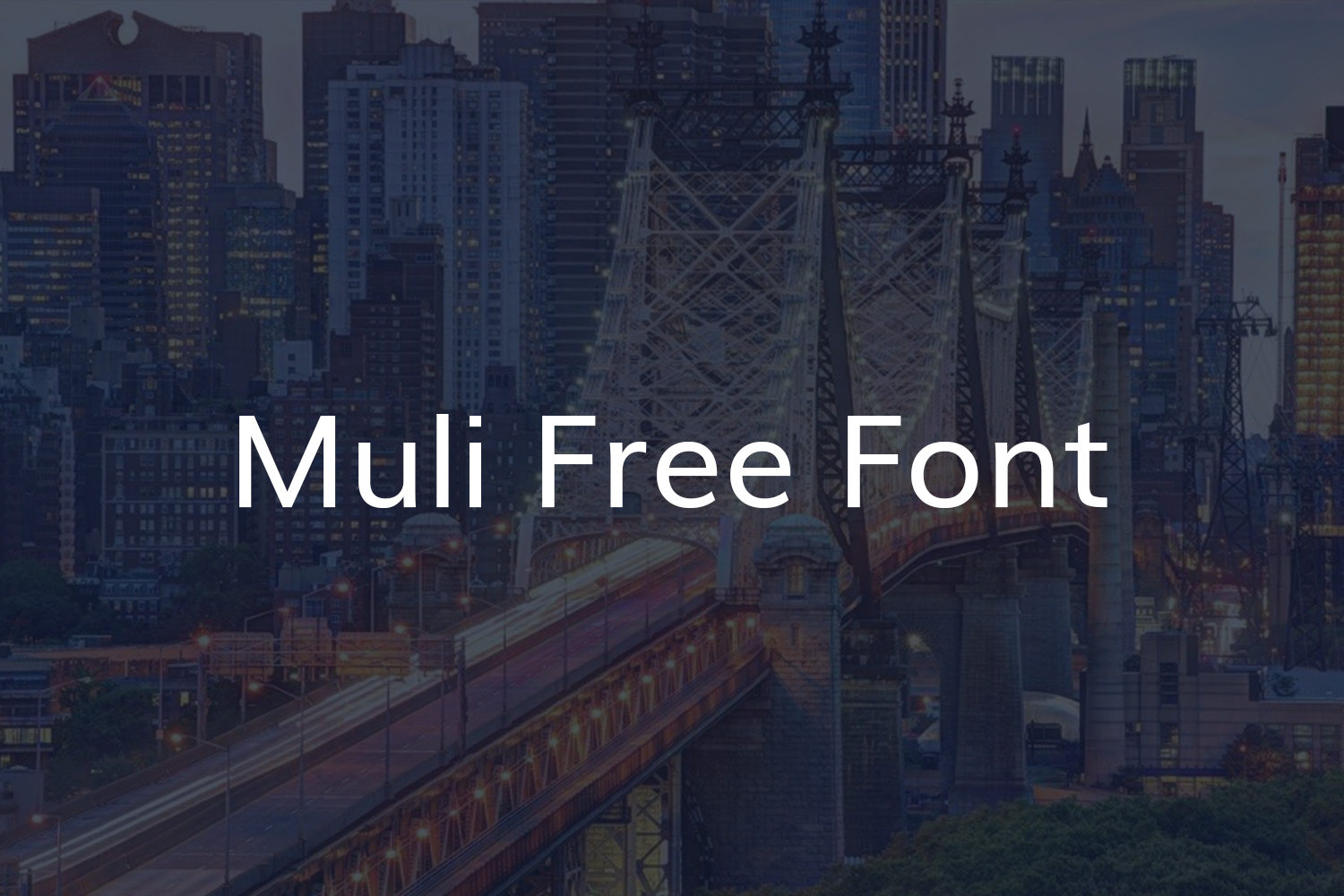 Muli Free Font Family