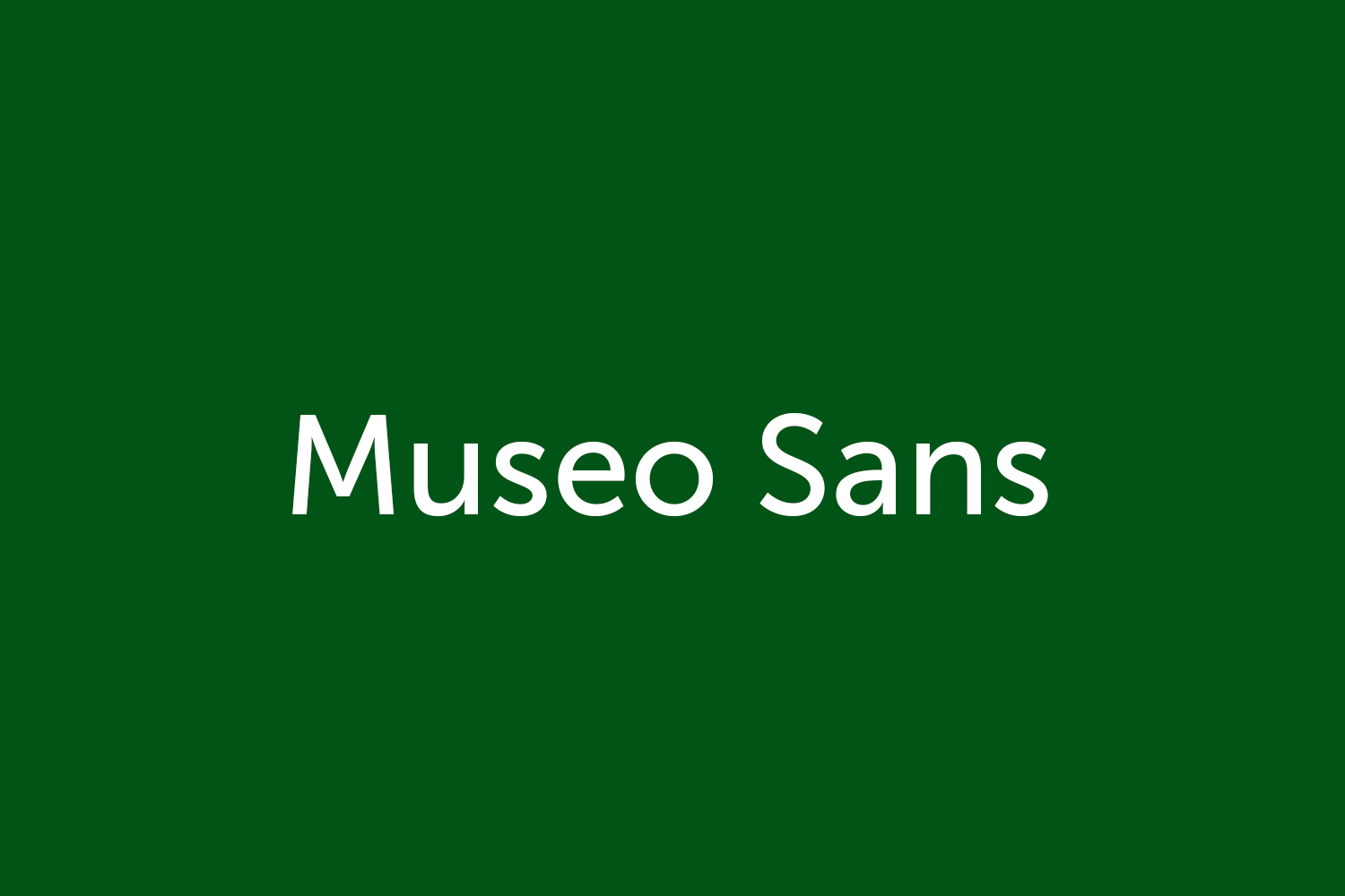 Museo Sans