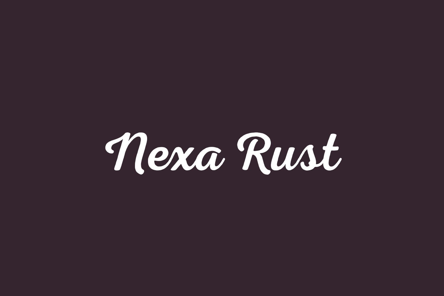 Nexa rust font фото 10