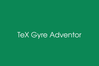 TeX Gyre Adventor