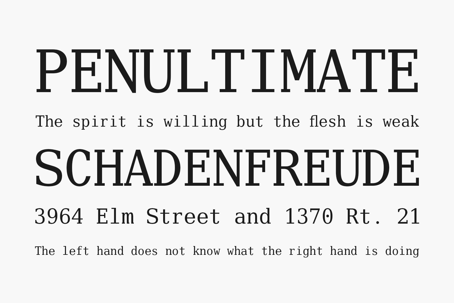 Verily Serif Mono