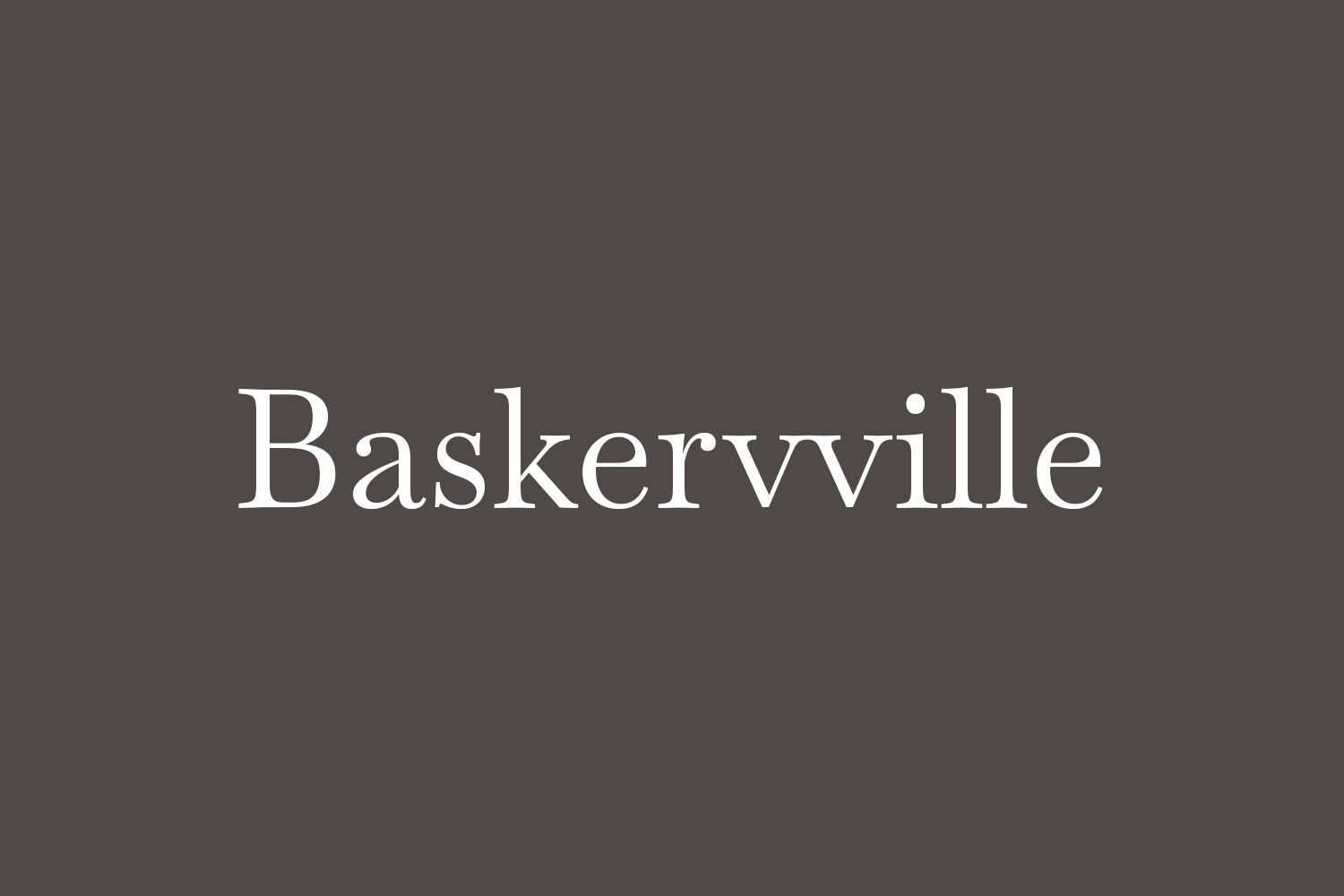 Baskervville