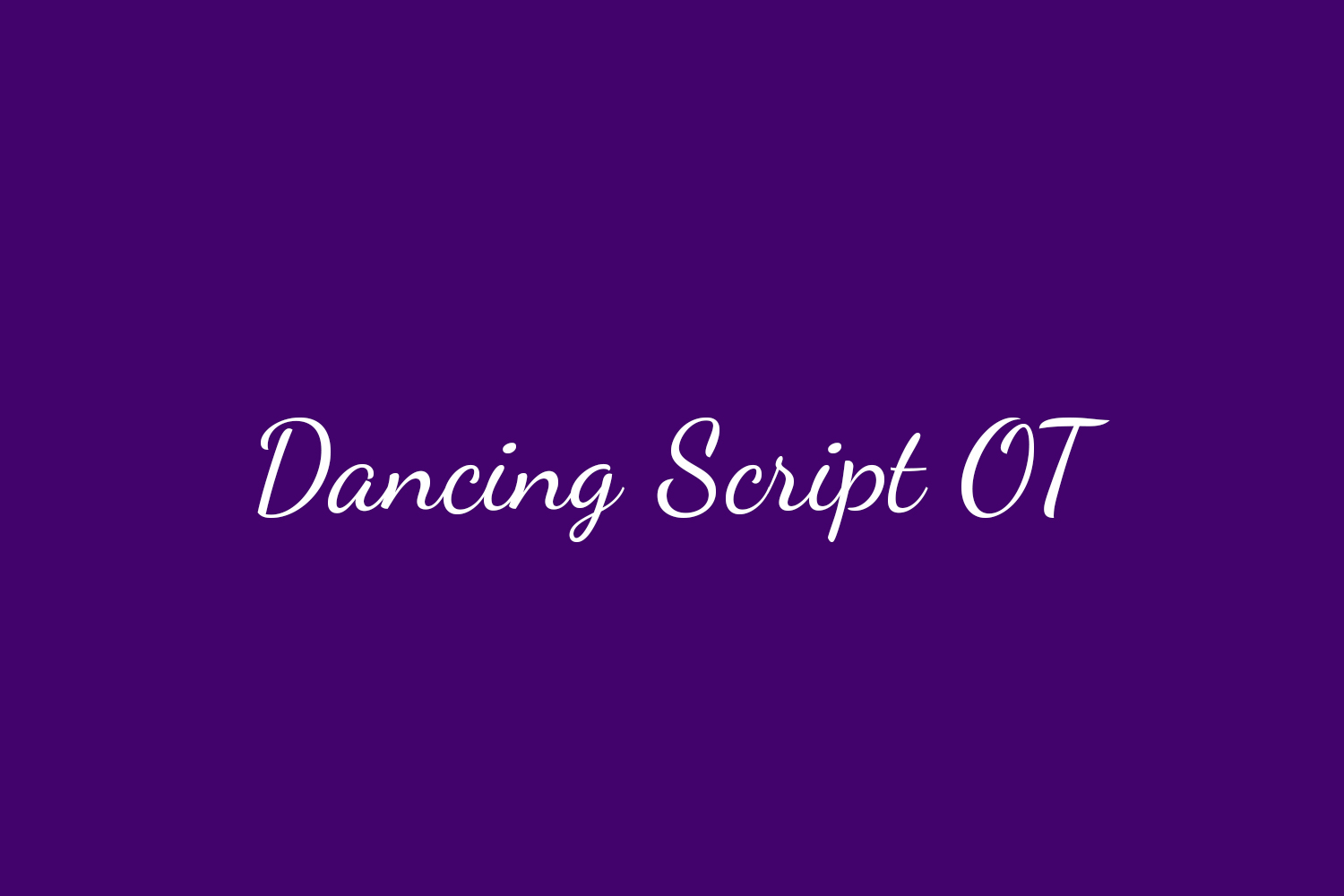 Dancing Script OT