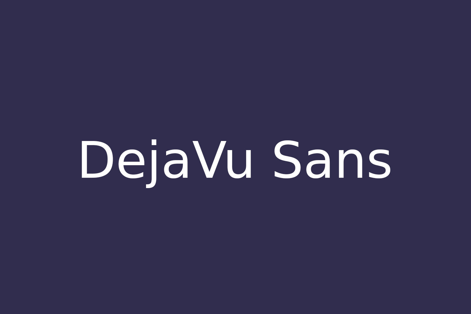 DejaVu Sans