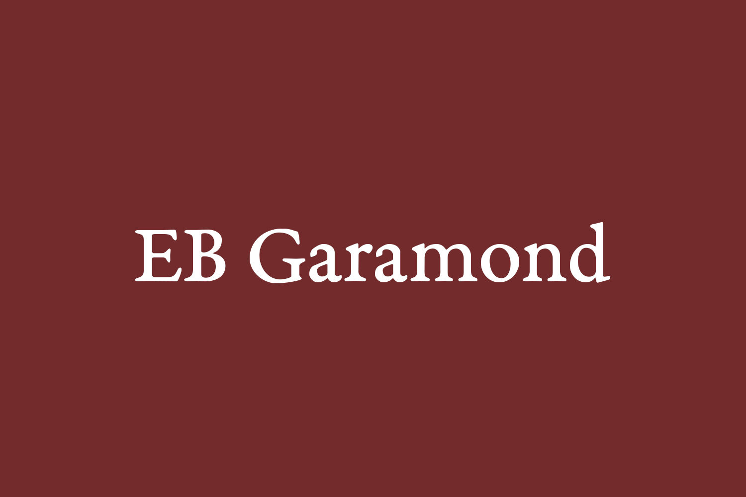 EB Garamond