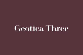 Geotica Three