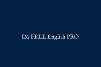 IM FELL English PRO