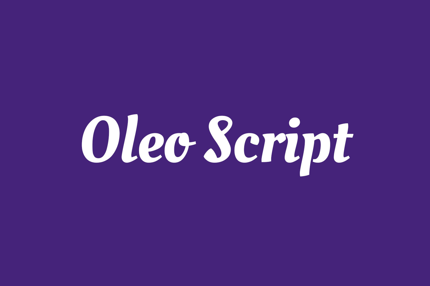 Oleo Script