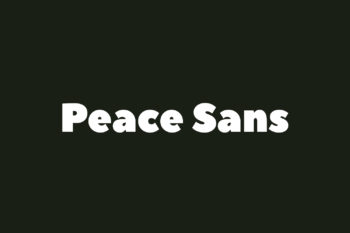 Peace Sans