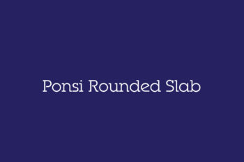 Ponsi Rounded Slab