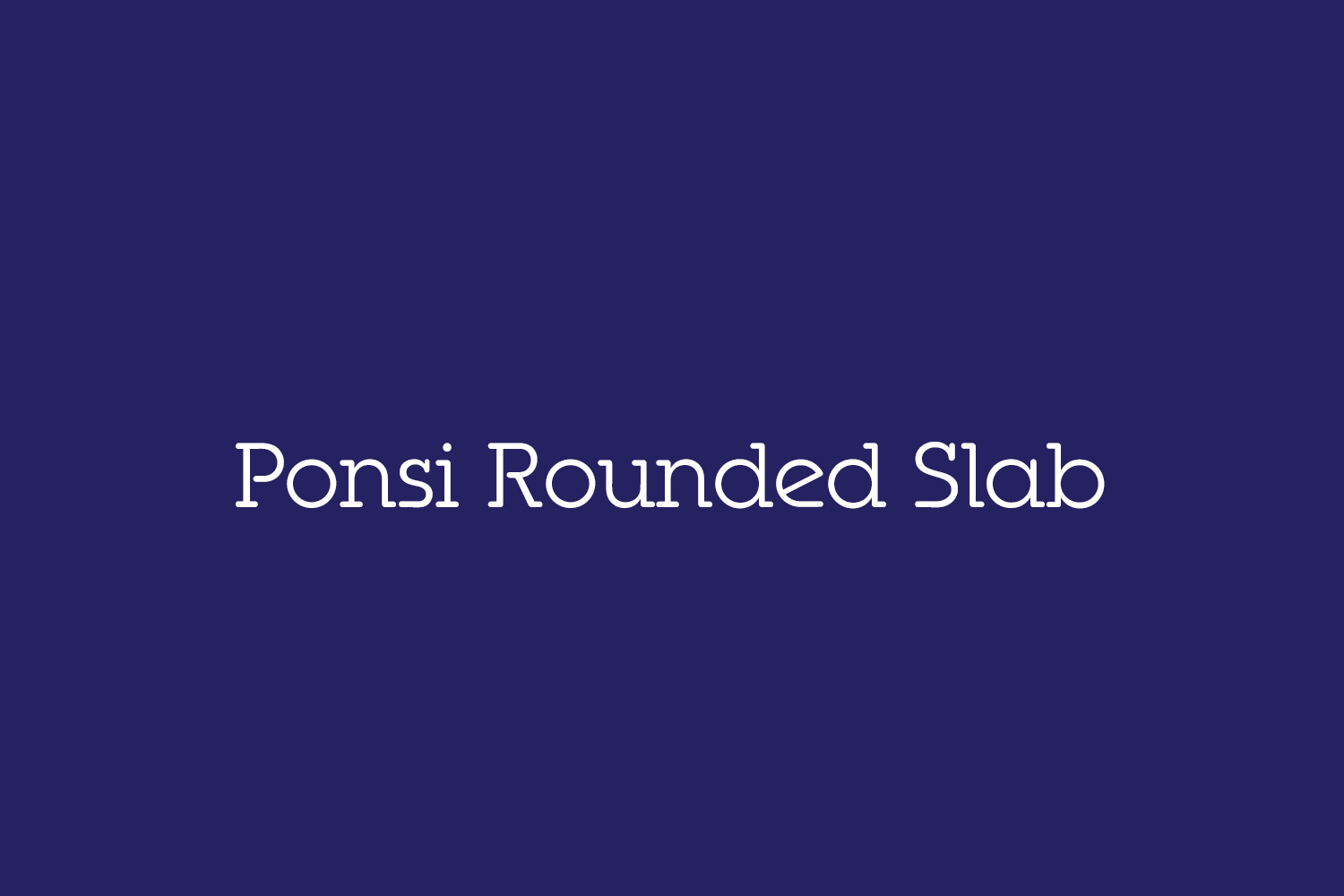 Ponsi Rounded Slab