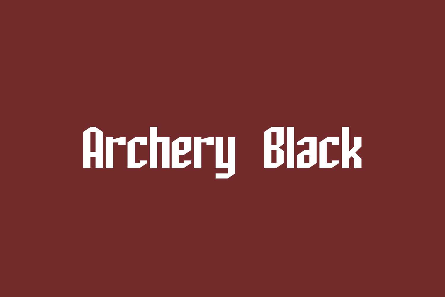 Archery Black