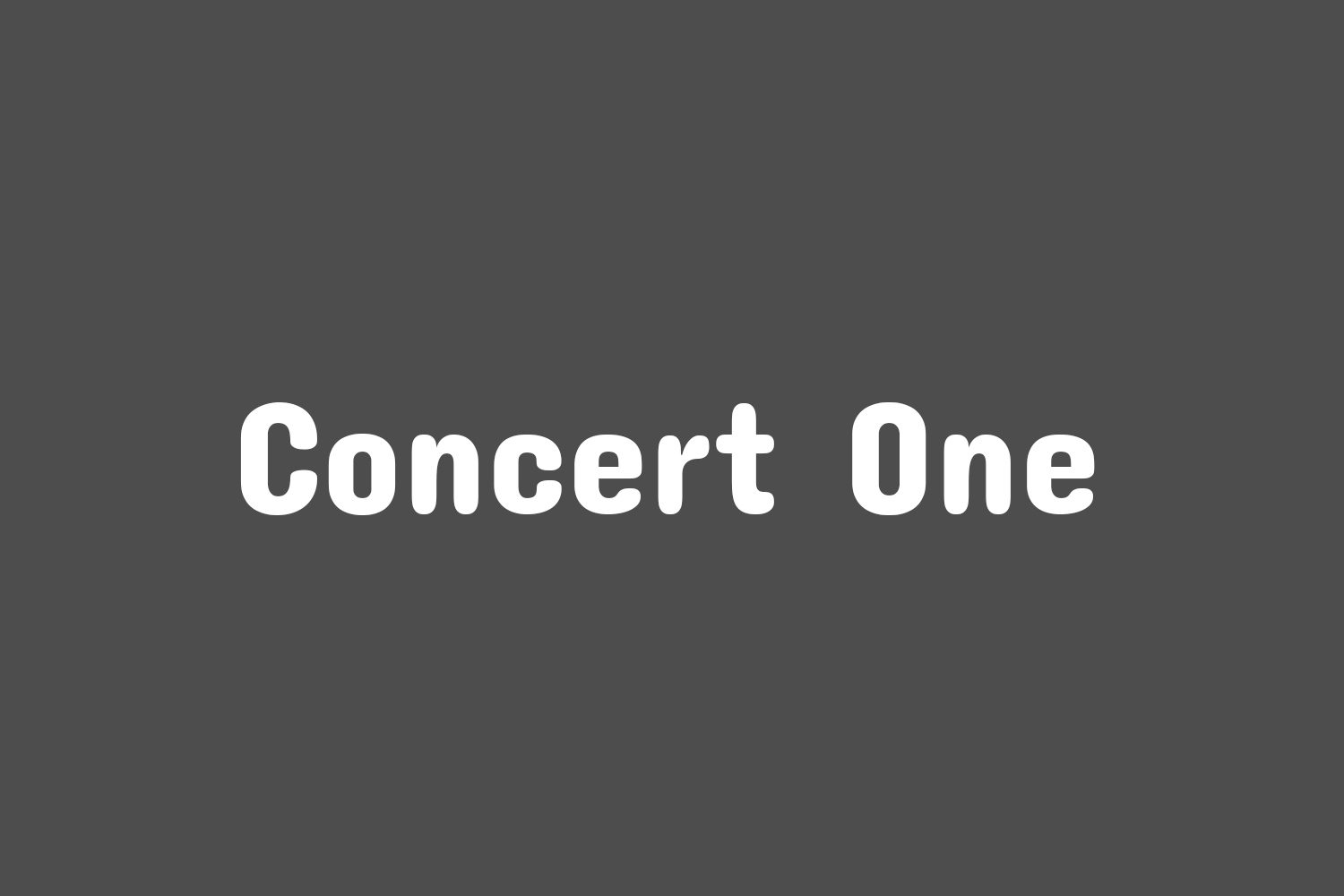 Concert One